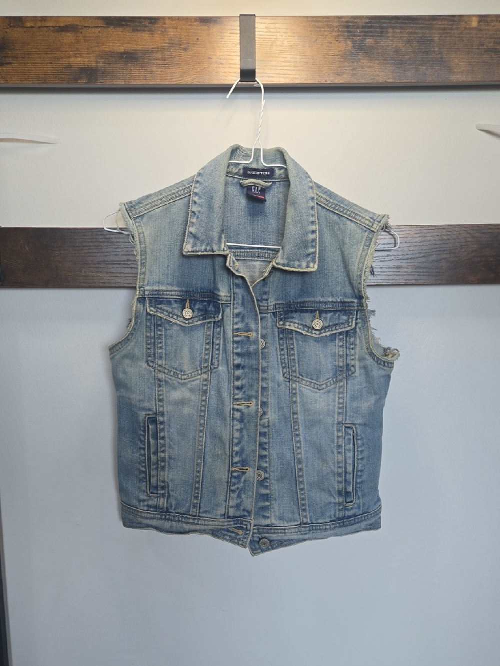 GAP Light Blue Denim Jacket with Stretch